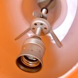 Zenith - Vintage pendant light in orange opaline - Space Age Design - Made in Germany