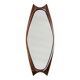 Rosewood mirror Sandholdt for Jansen, Danish, 1960s