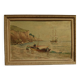 Maritime oil painting