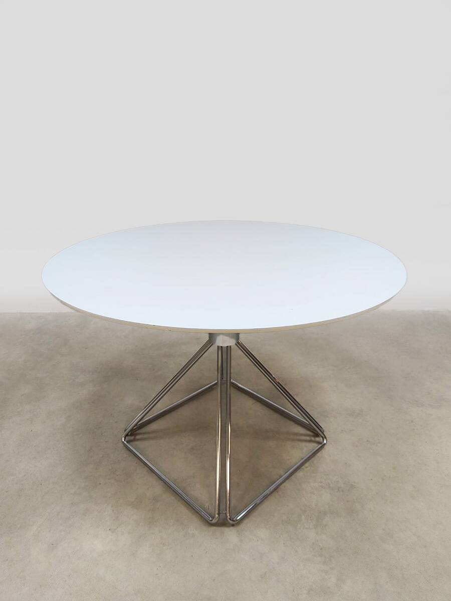 Vintage design Delta dining set table & chairs Rudi Verelst Novalux