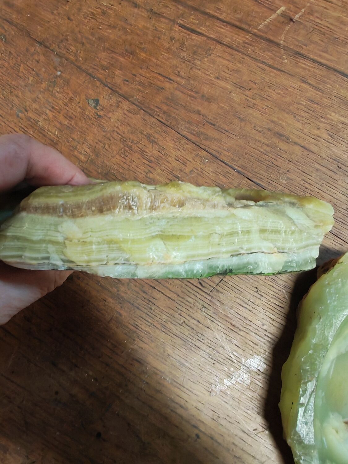 Set of brutalist style pocket trays in vintage onyx and alabaster.