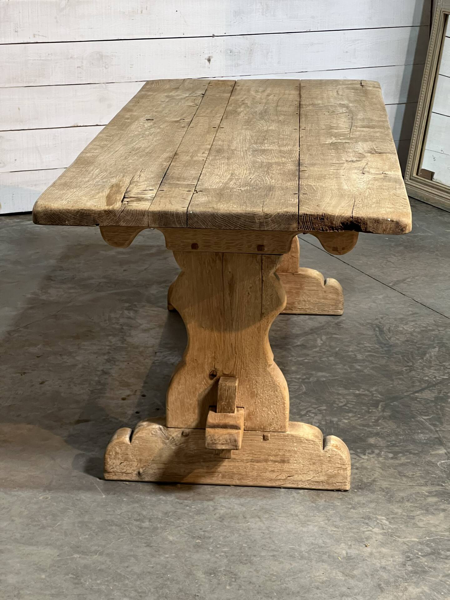 Rustic farmhouse table