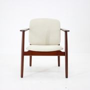 1960s Børge Mogensen Teak Armchair Model 165 Produced by Søborg Møbelfabrik, Denmark