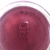 Bulbous ceramic vase by Ernest d'Hossche