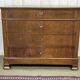 Commode Louis Philippe fin XIXème en noyer et sapin