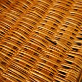 Braided wicker chest bench