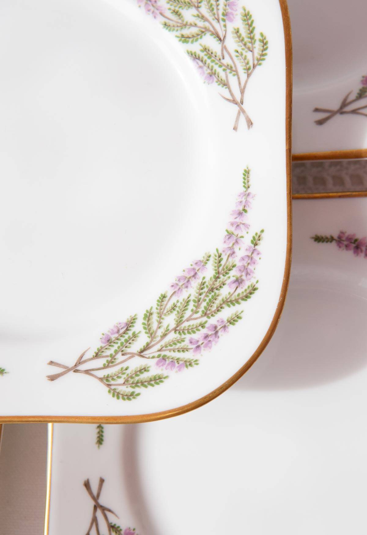 Hackefors coffee service "Ljung Calluna vulgaris" circa 1950 (39 PIECES)