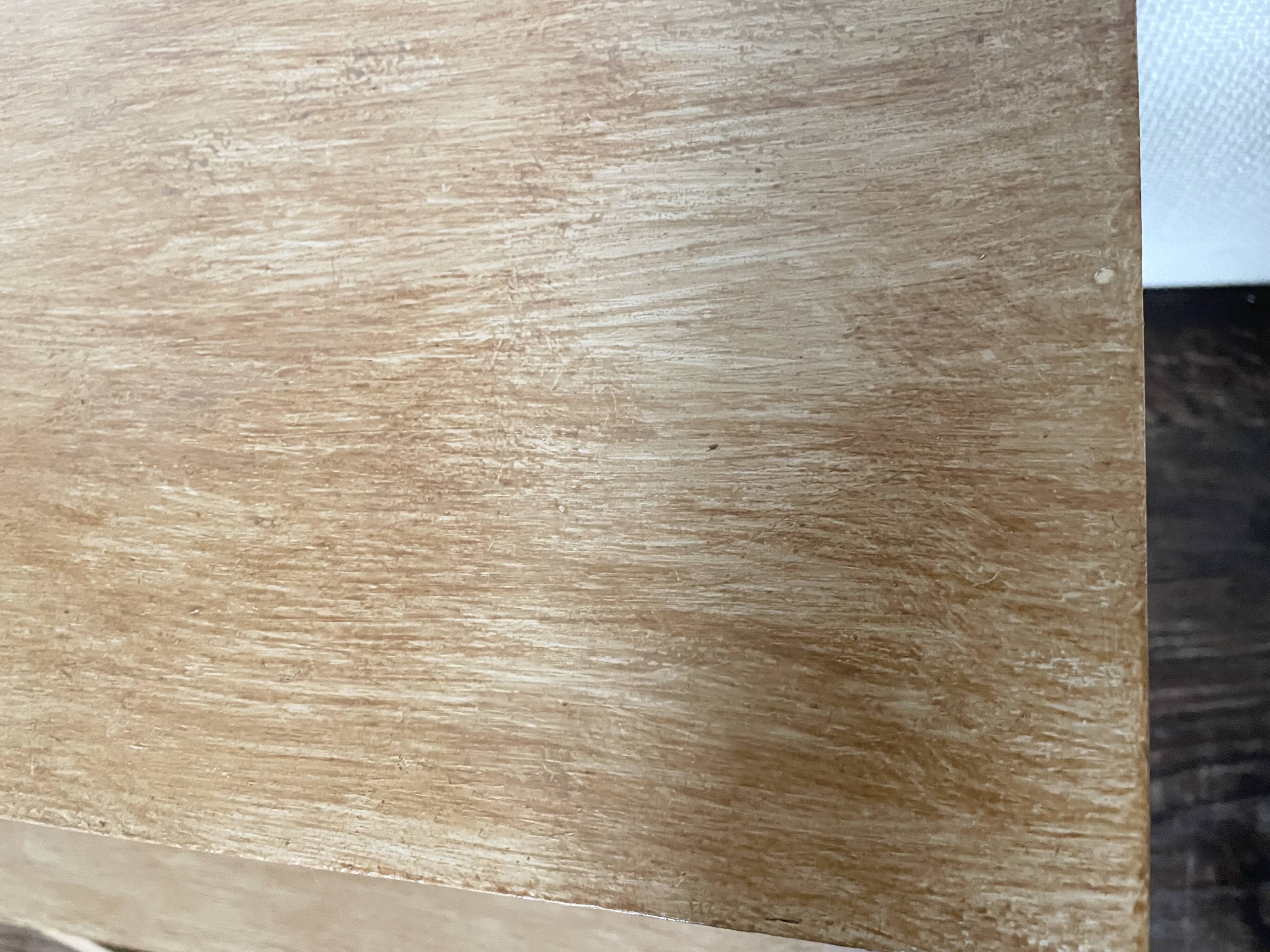 Weathered wooden step stool