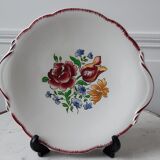 Cake dish Digoin Sarreguemines 50s