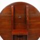 Vintage English Round Tilt Top Table in Cherry, 1950s