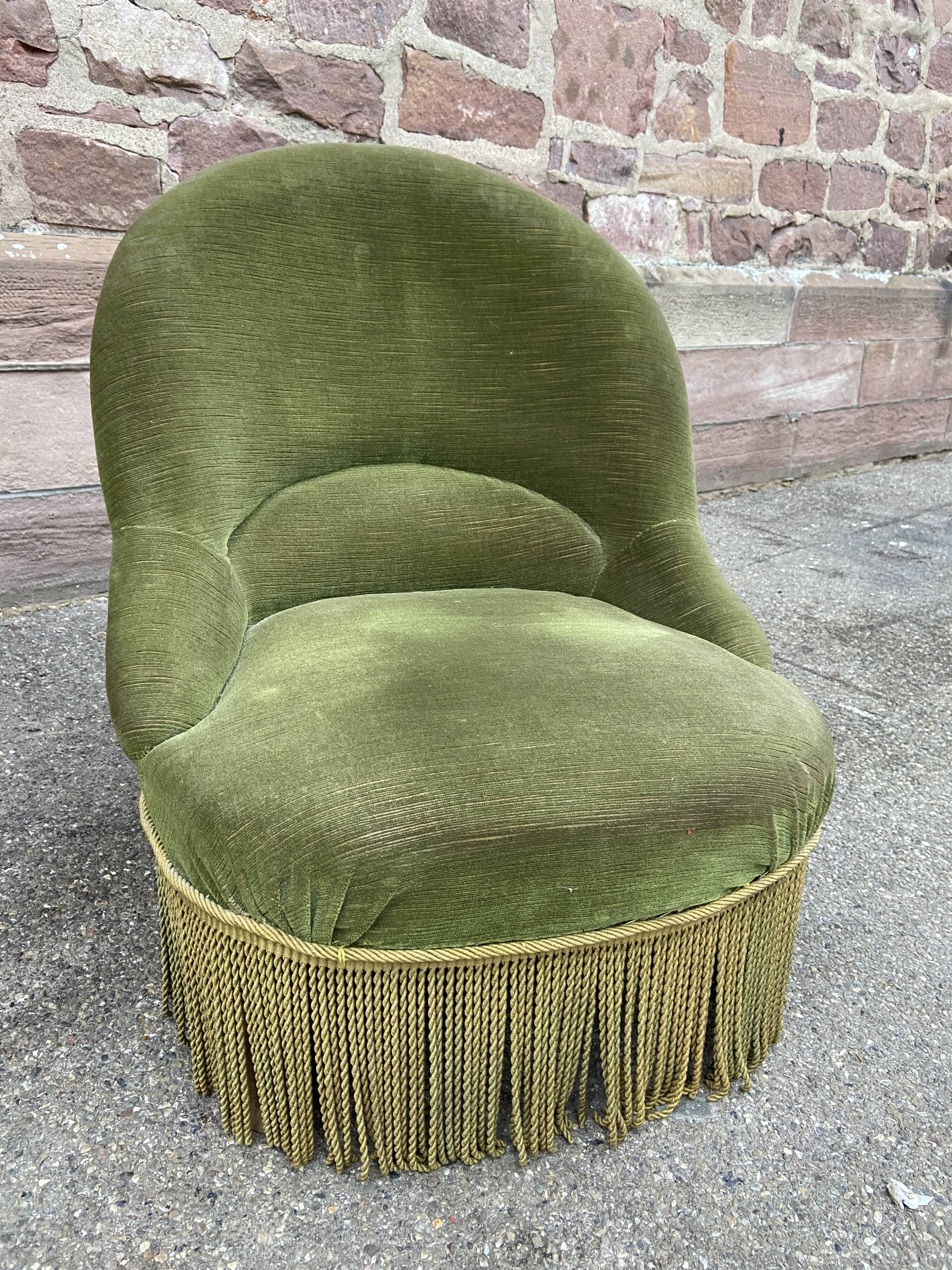 Vintage toad armchair