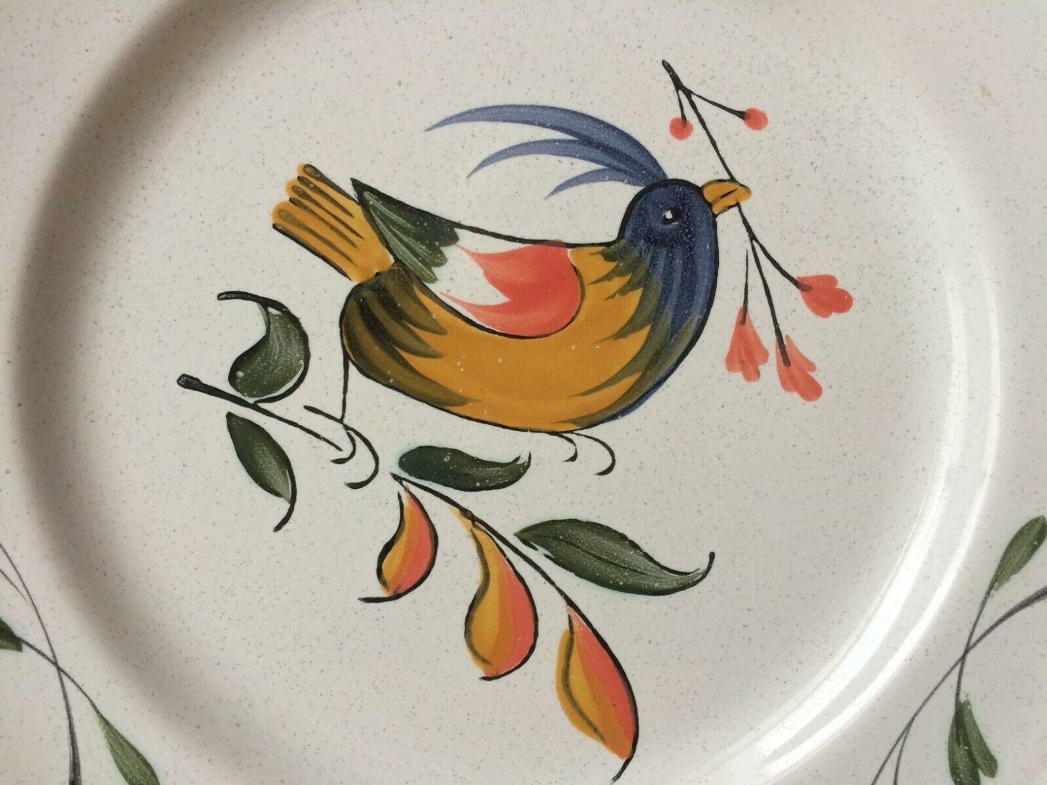 Assiette en faïence de Pornic