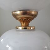 Opaline globe lamp