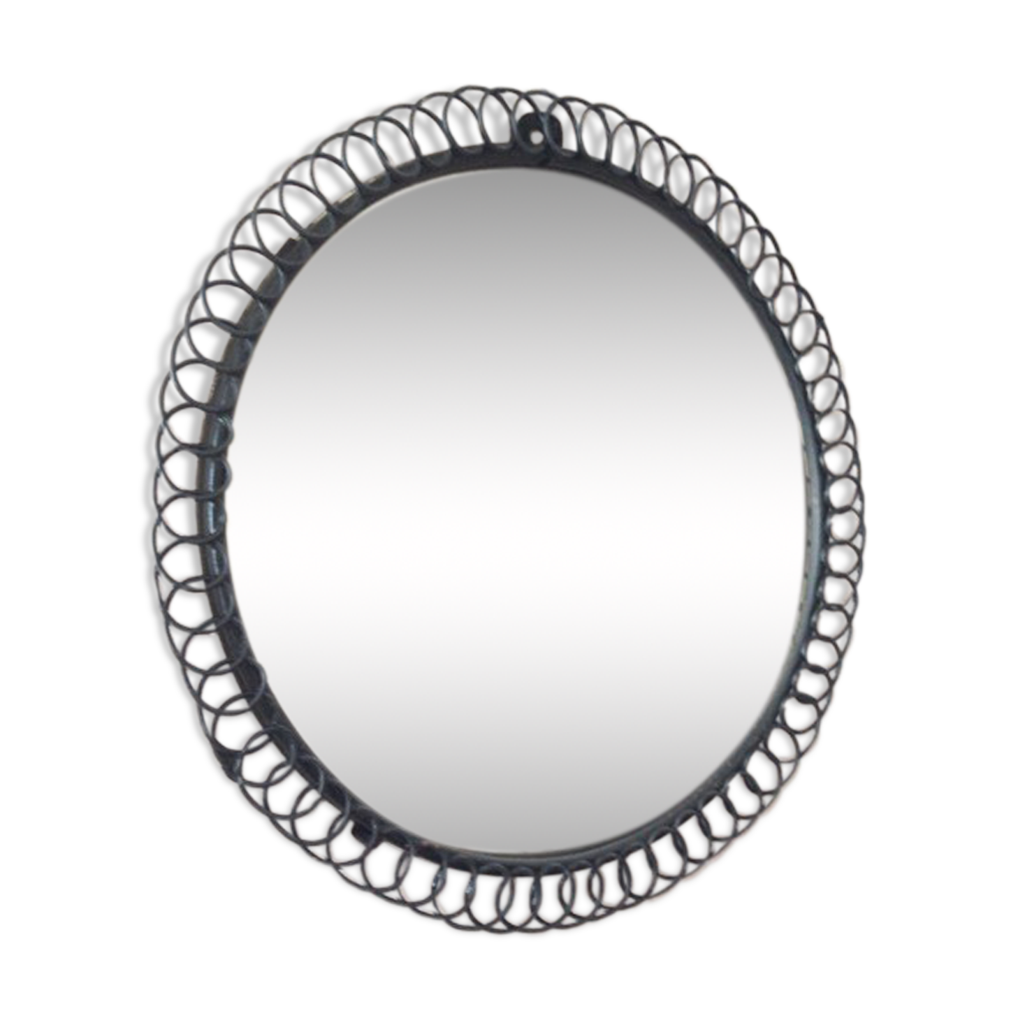 Vintage daisy mirror, 1950 27,5cm