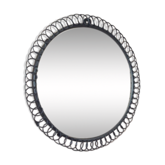 Vintage daisy mirror, 1950 27,5cm