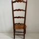 Rare Chaise de nourrice / chauffeuse provençale XIXème