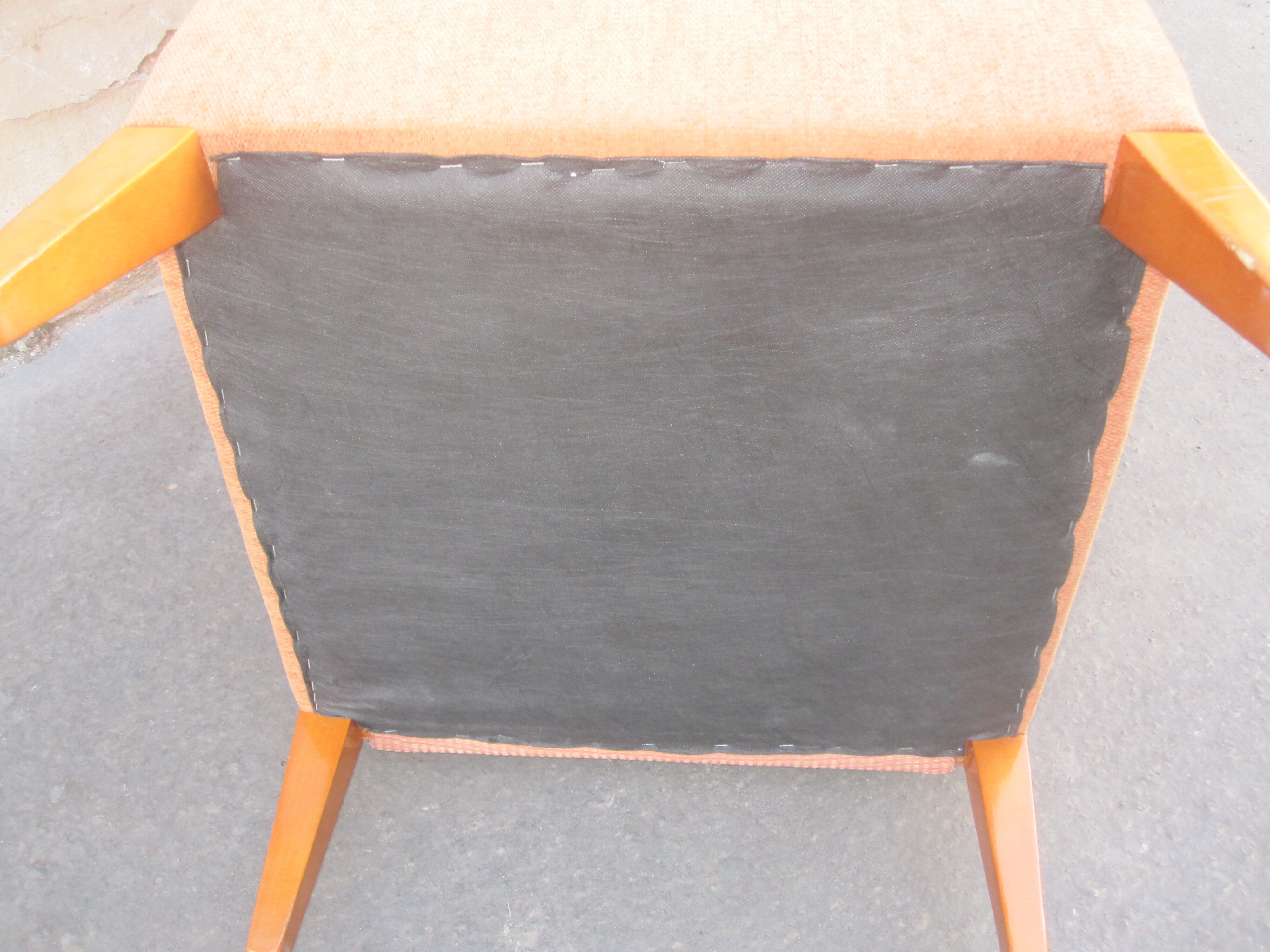 Pair of club style armchairs