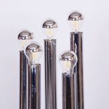 Restored Bauhaus Floor Lamp, Unusual Design, Chrome, New Electrification, France, 1950s