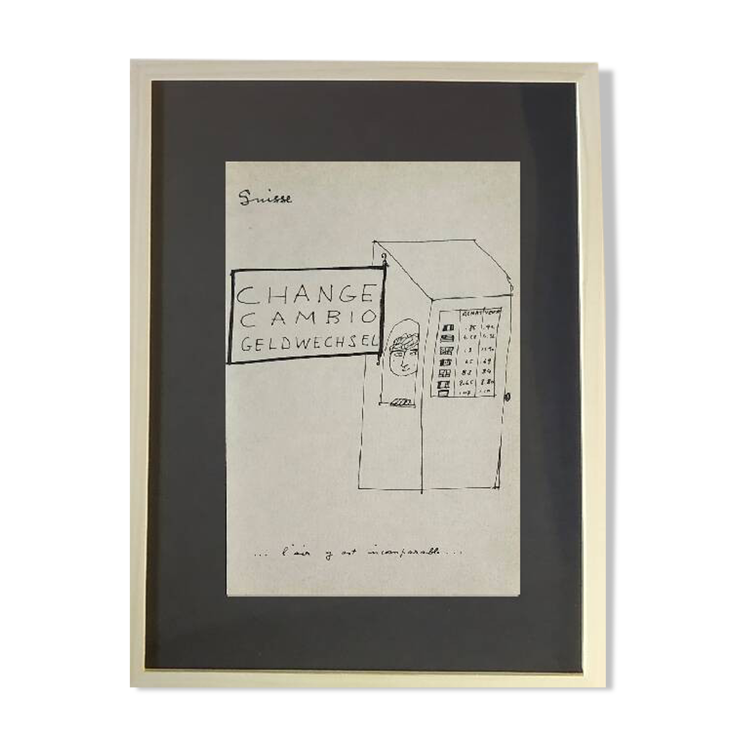 Illustrations Daninos de 1962 " La Suisse "