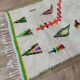 Handmade wool Berber rug 260x135 cm