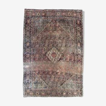 Old Persian Senneh handmade 130cm x 198cm 1920s