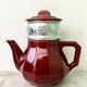Set 12 coffee cups and vintage coffee maker