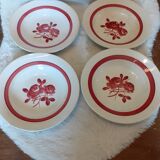 Set of plates of Opaque Porcelain from Gien