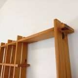 Vintage pine wall shelf, from the 80s