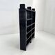 Modular black shelf by Olaf Von Bohr for Kartell, 1970