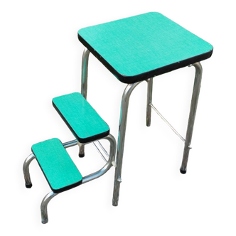 Old formica stool stepladder