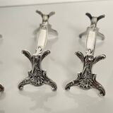 6 knife rests, "Chrysanthemum" model, from Maison Christofle