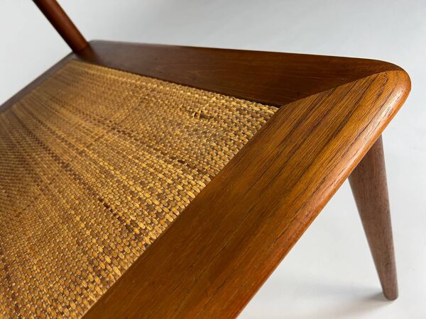 Danish corner coffee table Minerva in teak Hvidt Mølgaard-Nielsen