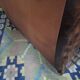 Chesterfield 3-seater chestnut coloured leather sofa
