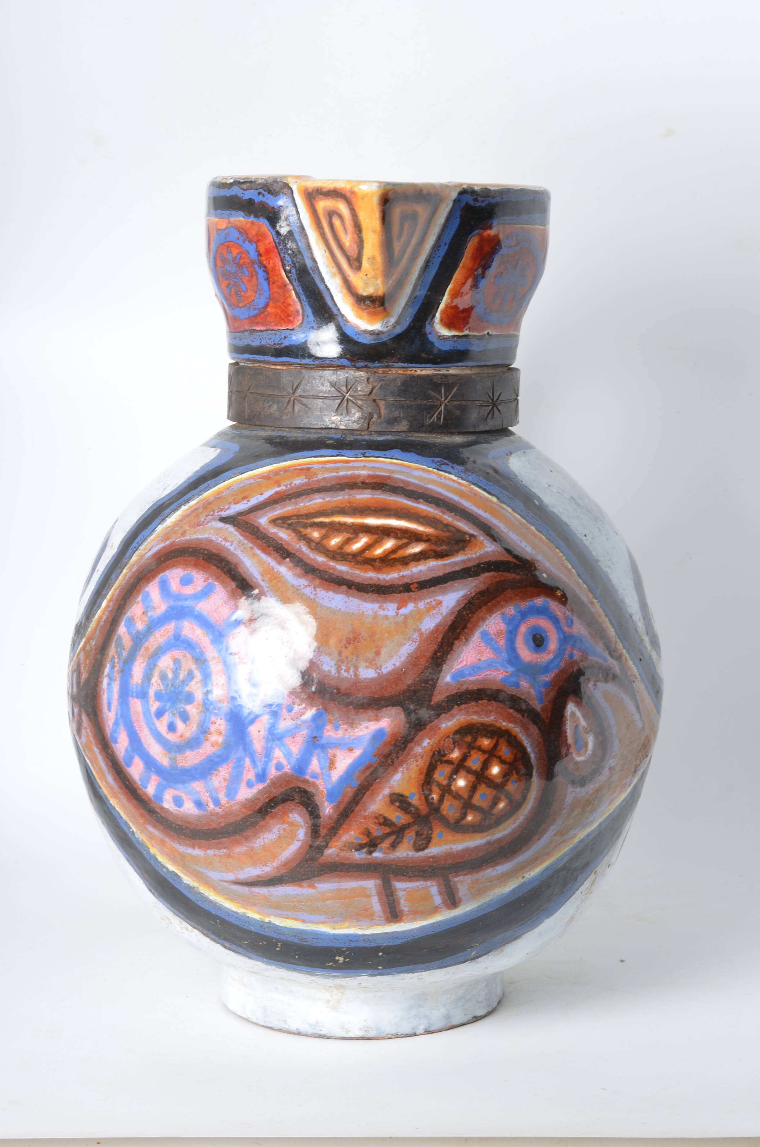 Jacques Poussine ceramic jug