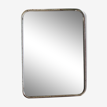 Miroir barbier rectangle simple à patte