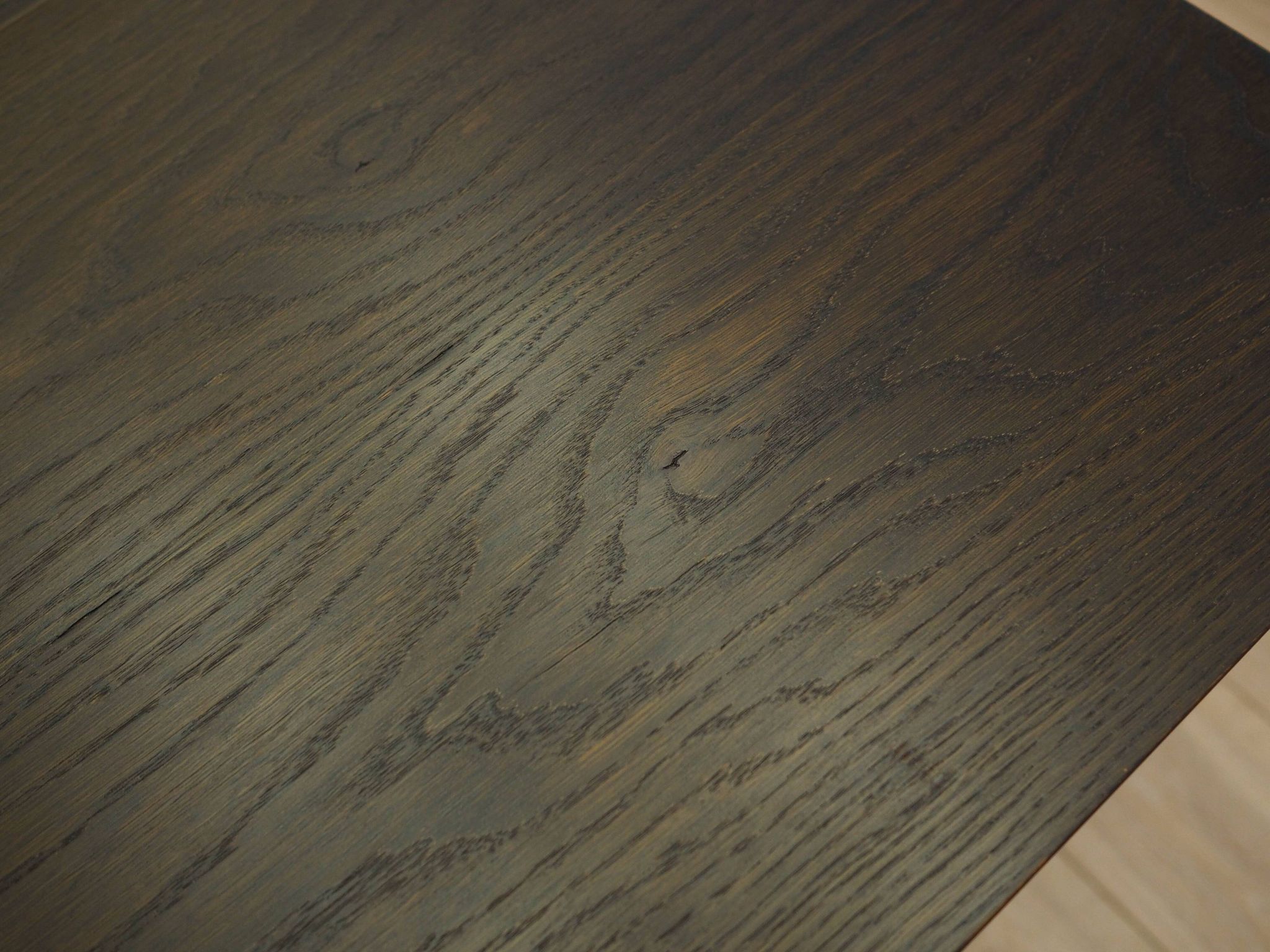Table en chêne, design danois, années 1970, fabriquée au Danemark