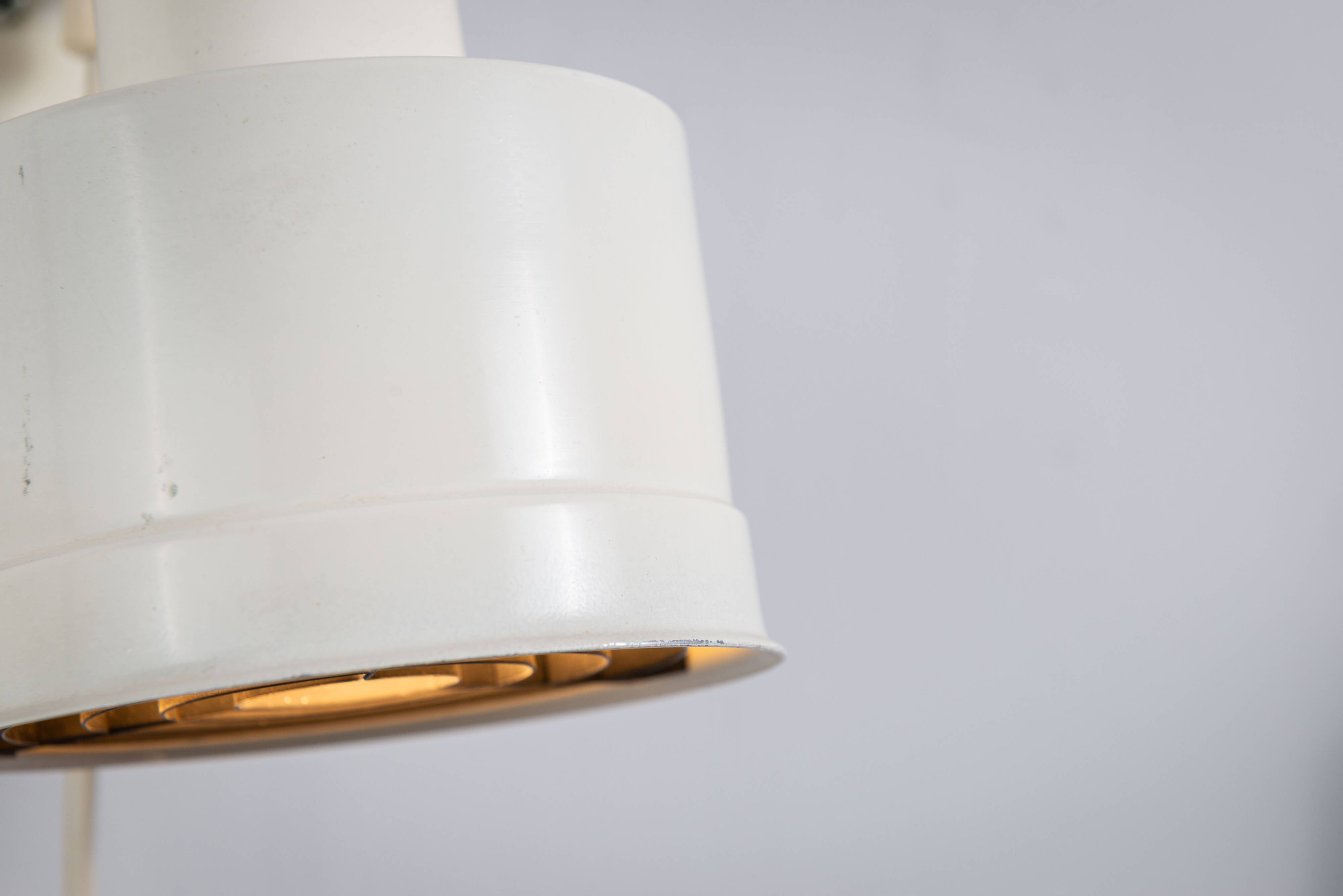 Pair of adjustable wall lamps designed by Per Sundstedt for Kosta Lampan