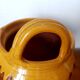 Vintage glazed pottery planter