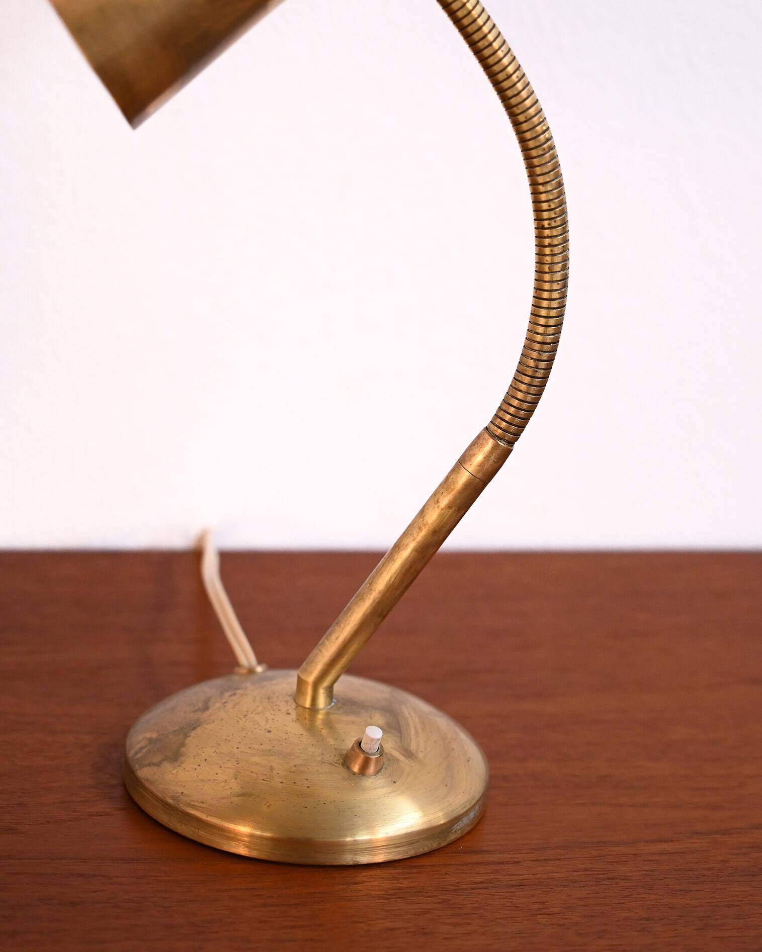 Scandinavian adjustable table lamp, 1950s