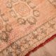 Large Vintage Moroccan Rug 203 x 376 cm, Peach Berber Wool Rug Handmade
