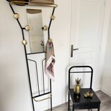 Vintage gold coat rack
