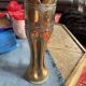 Vase fait main obus laiton grande guerre