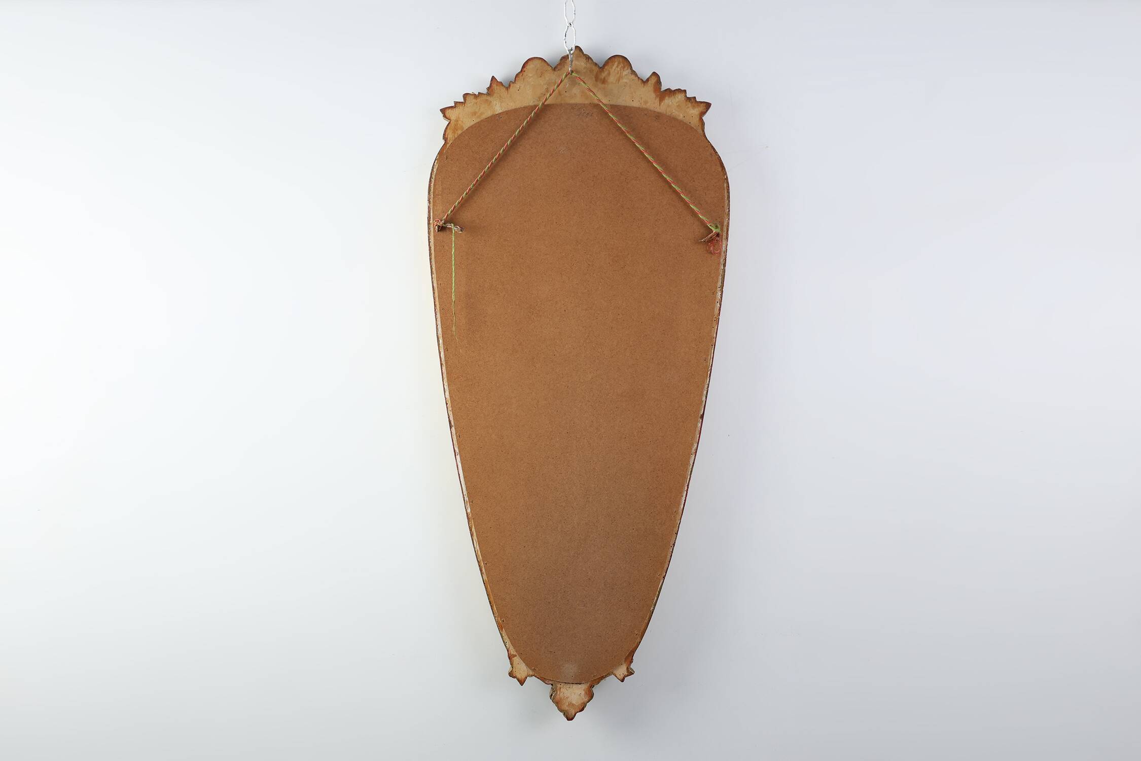 20th Century Louis XV style mirror “VM Belgium” in gilt wood