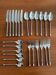Twisted handle stainless steel cutlery set – Designer cutlery set