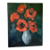 Grand tableau bouquet de fleurs huile sur toile signée