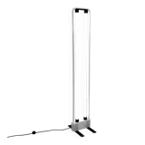 White floor lamp by Gian N. Gigante for Zerbetto, 1980