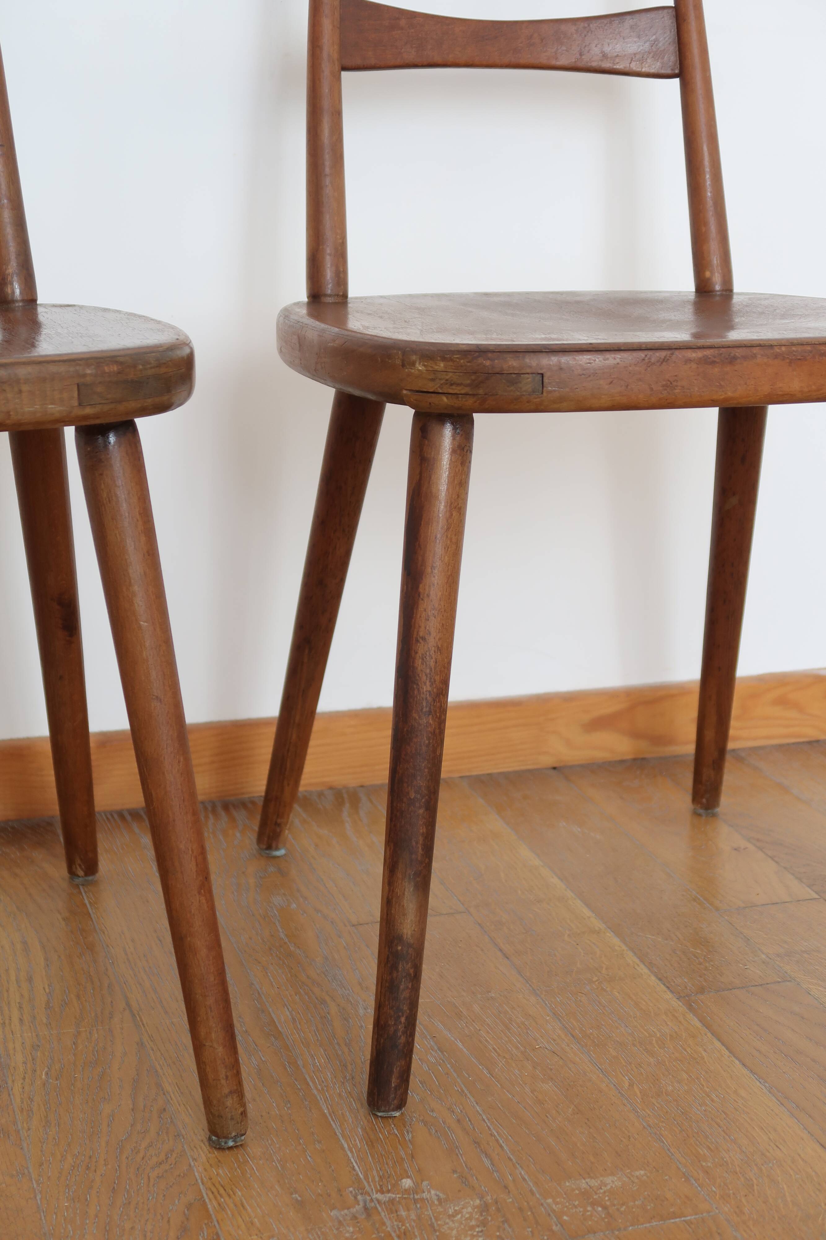 6 Scandinavian bistro chairs