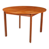 Extendable vintage table from the 1960s, teak veneer, Italy.
