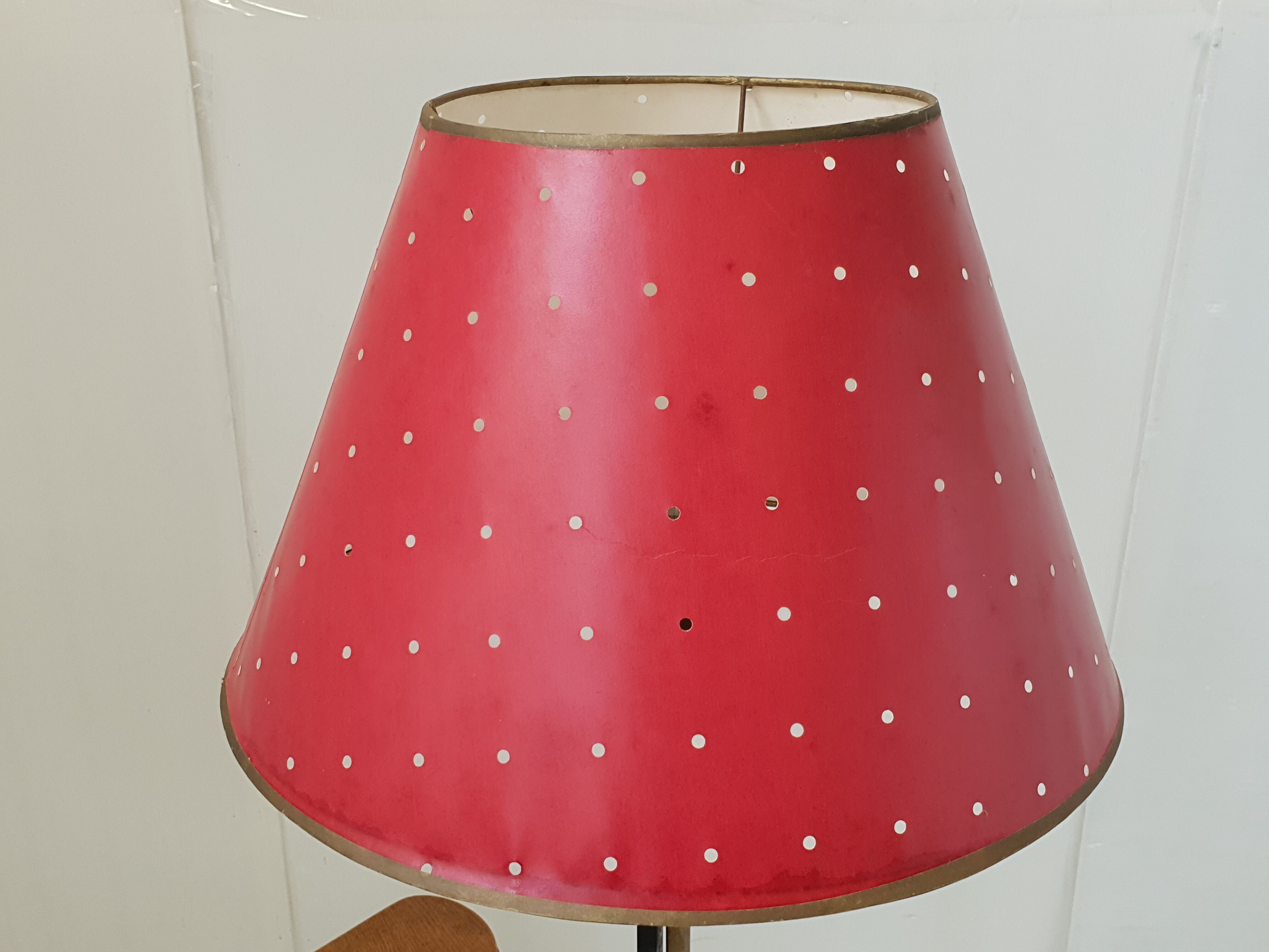 Vintage boomerang floor lamp 1950