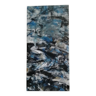 Abstract acrylic painting